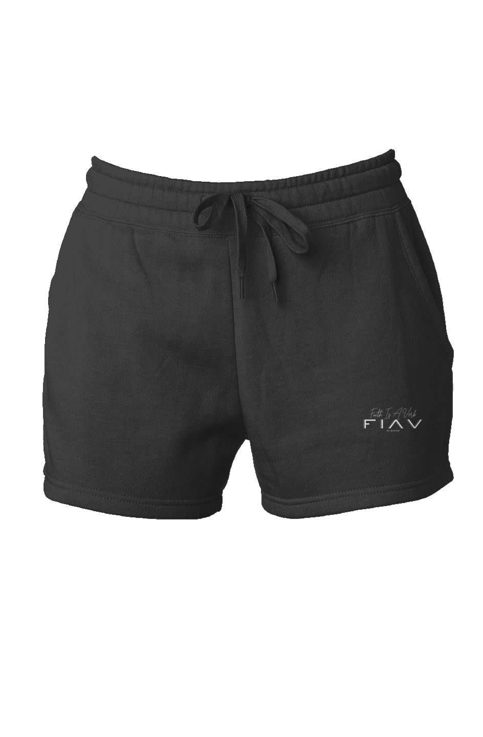 Womens Cali Wave Wash Short -Black