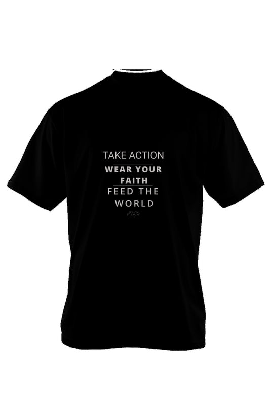 Take Action Oversized Shirt - Black